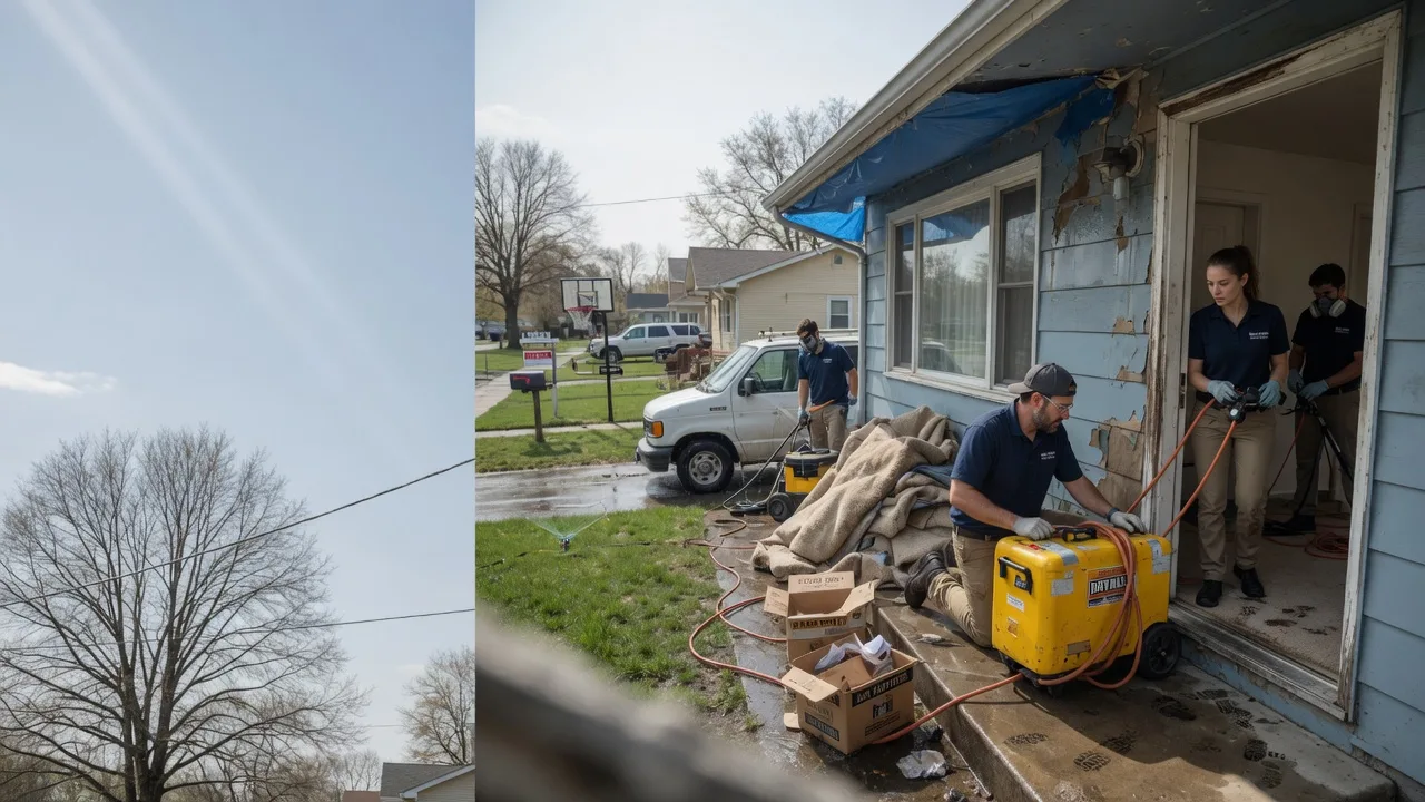 Basement Flood Cleanup in Asbury, WV near me